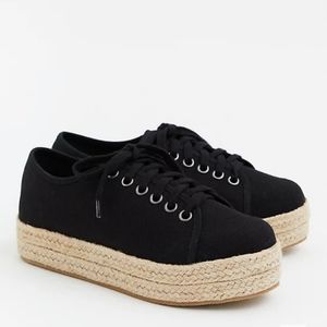 Torrid - Black Canvas Espadrille Sneaker (WW)
